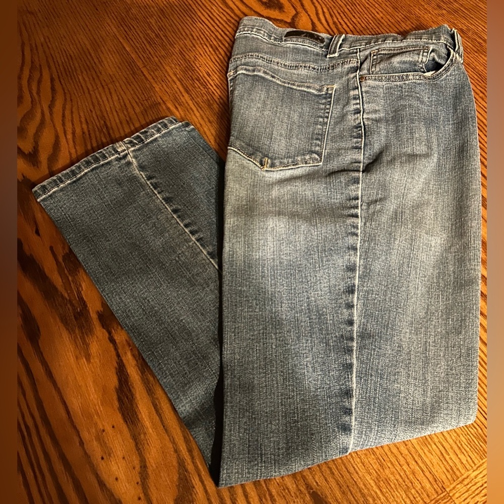 Lee Blue Straight Leg Jeans Classic Comfort - Picture 7 of 8